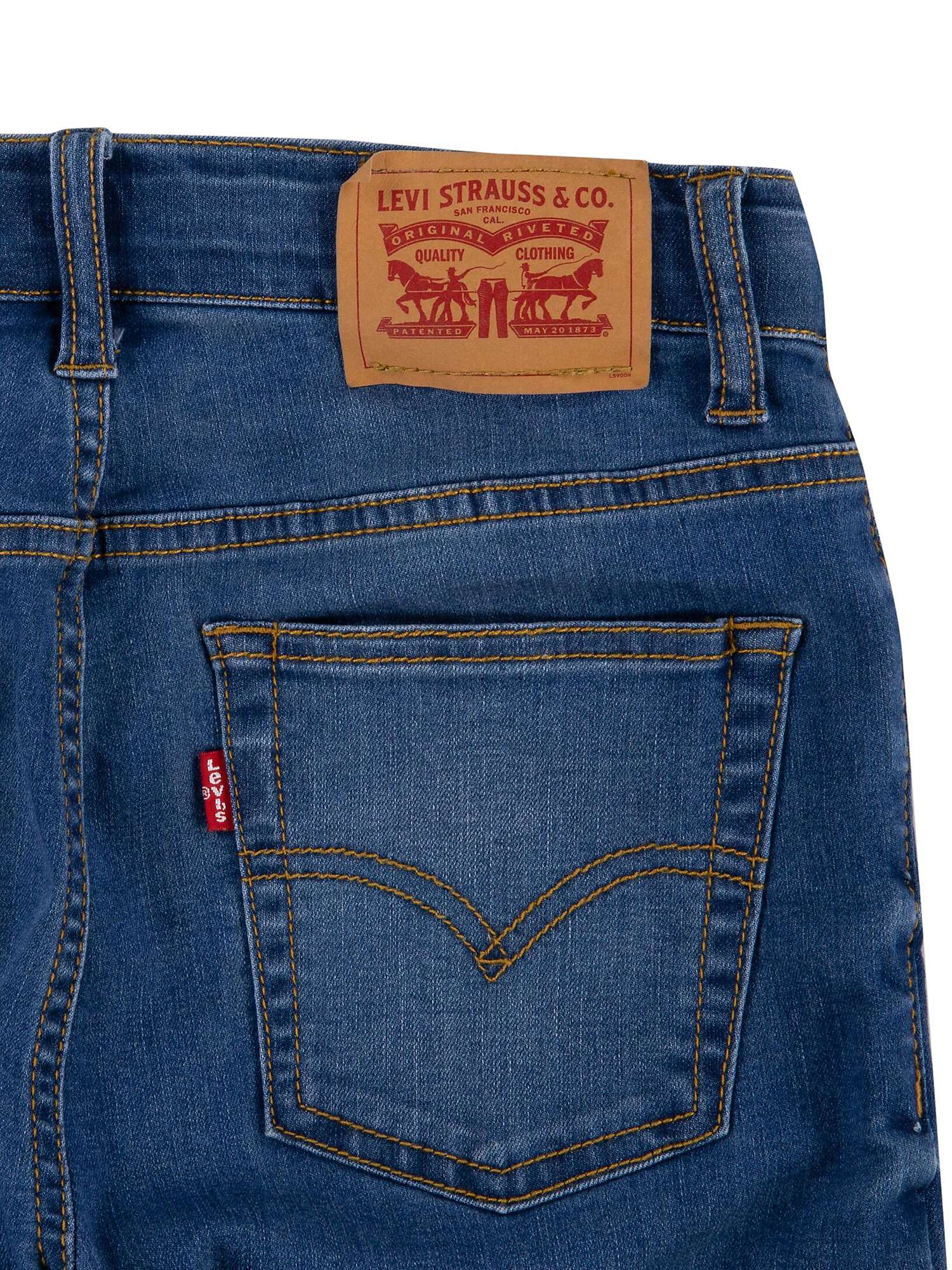 Buy Levi's Kids' Slim Fit Shorts, Blue Online at johnlewis.com