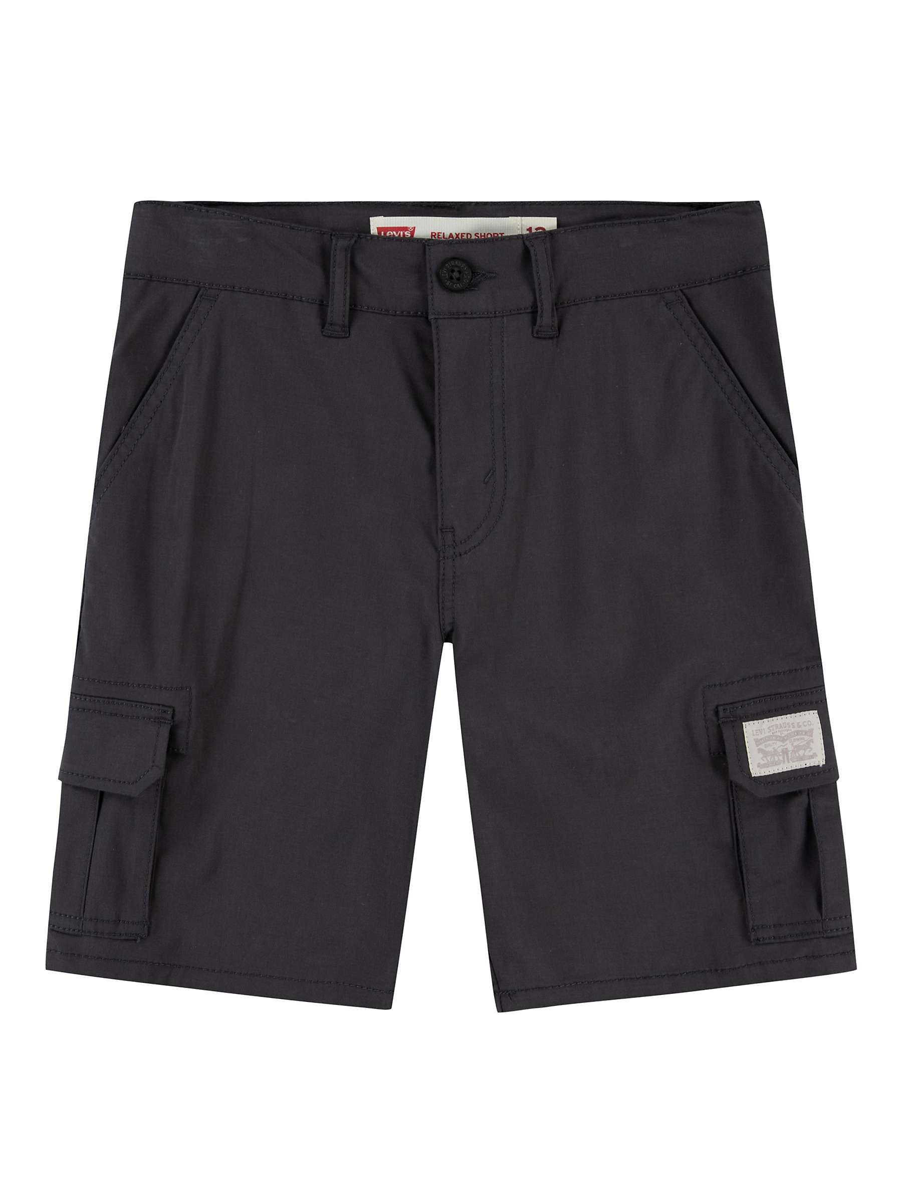 Buy Levi's Kids' Cargo Shorts, Black Oyster Online at johnlewis.com