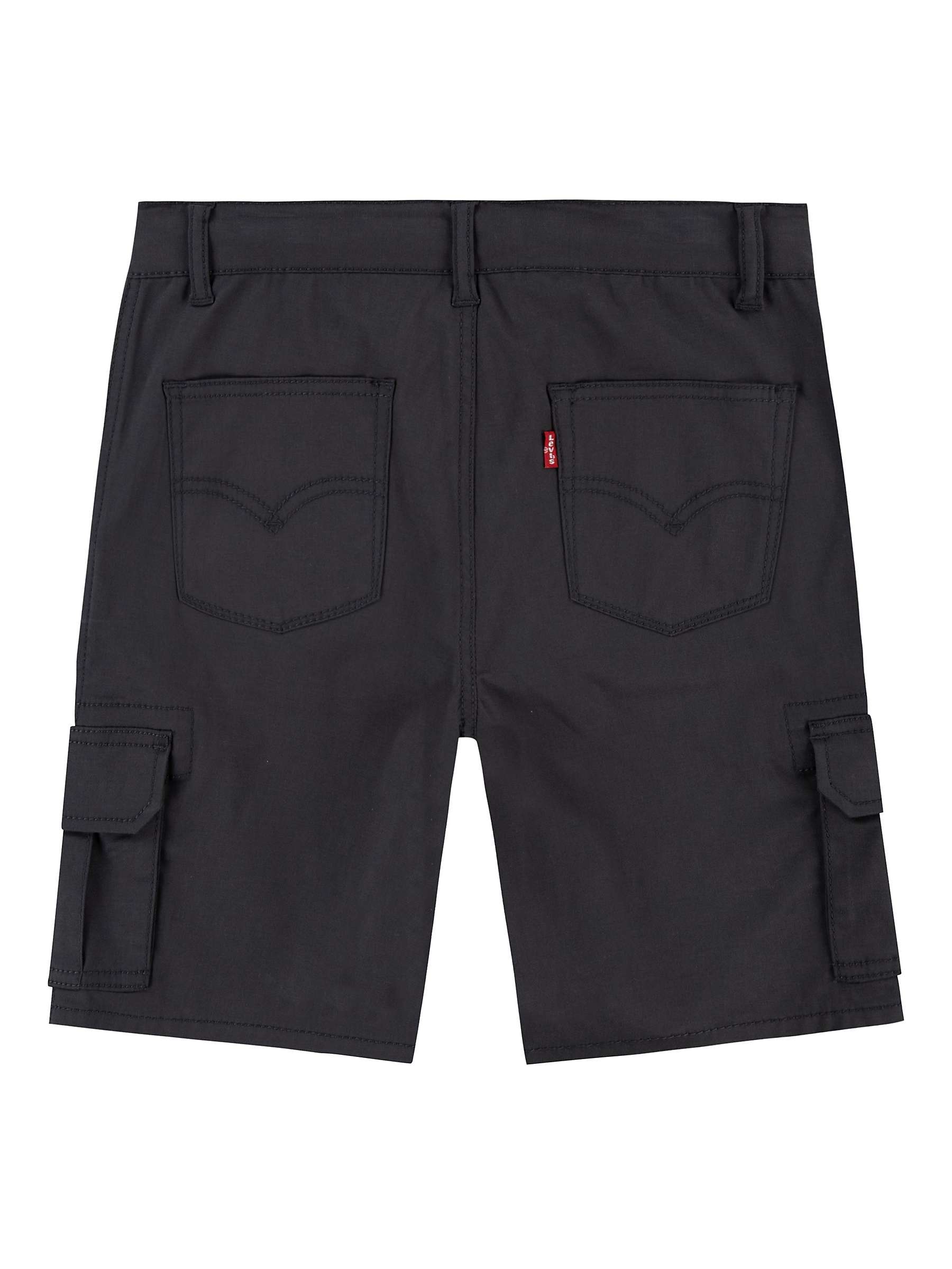Buy Levi's Kids' Cargo Shorts, Black Oyster Online at johnlewis.com