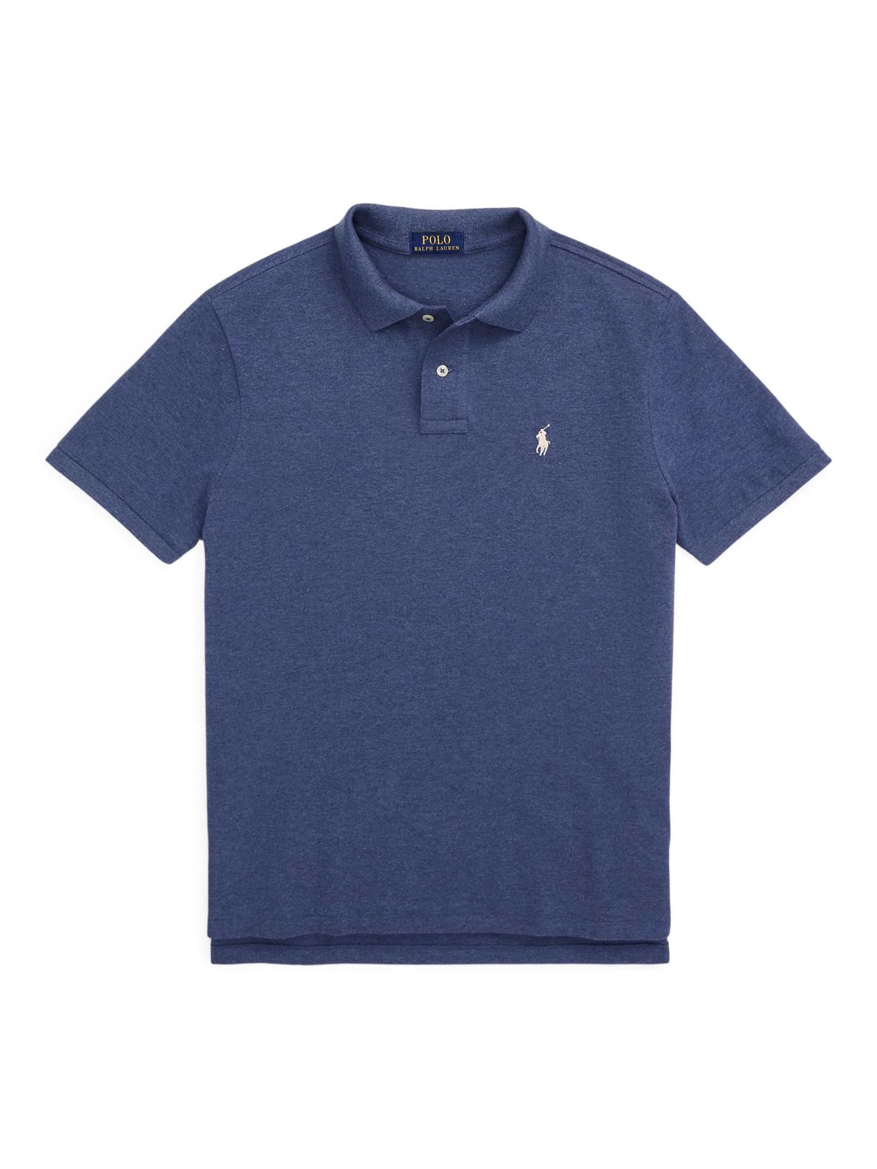 Polo Ralph Lauren Slim Fit Mesh Polo Shirt, Blue, M