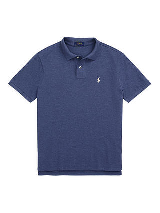 Polo Ralph Lauren Slim Fit Mesh Polo Shirt, Blue