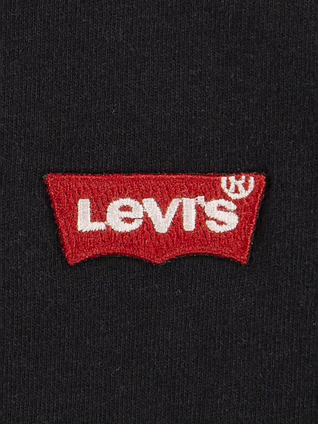 Levi's Kids' Batwing Embroidered Logo Short Sleeve T-Shirt, Black