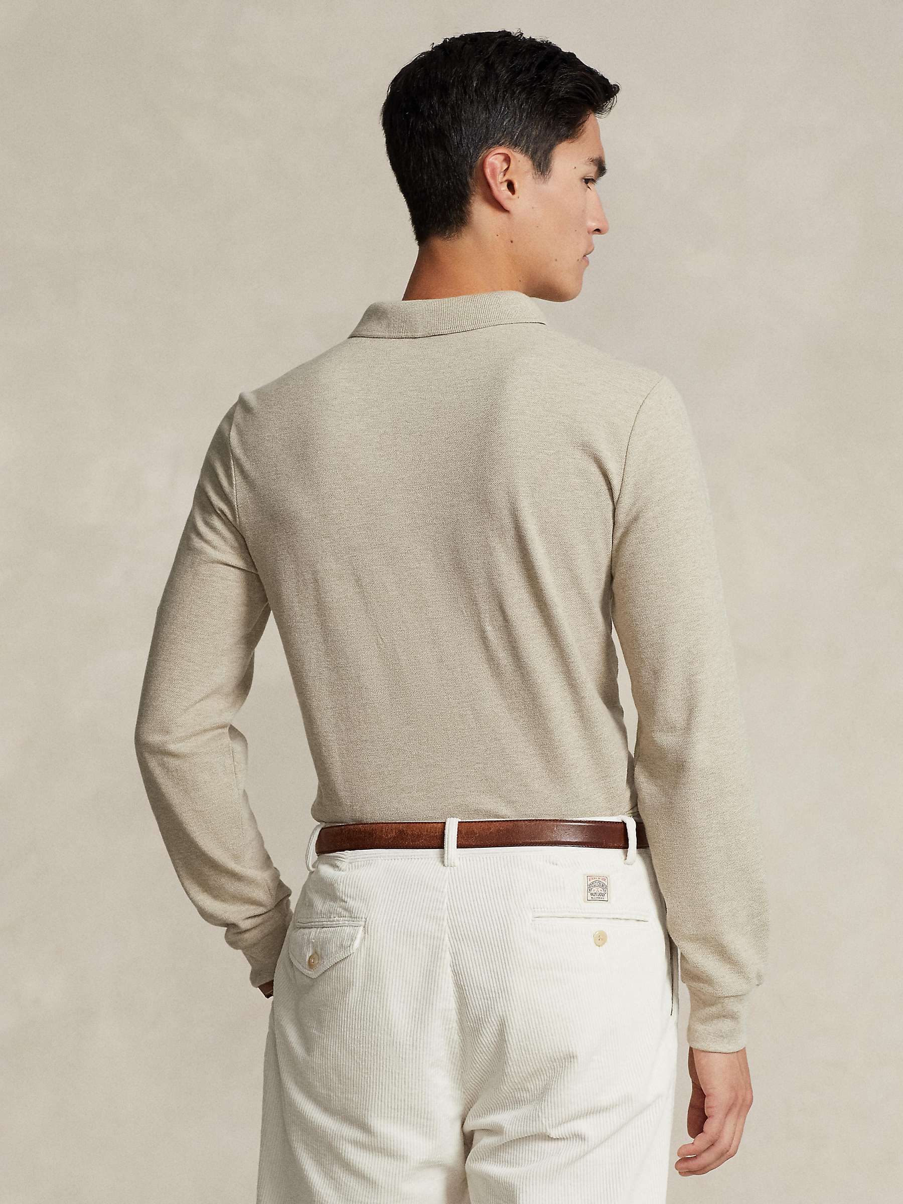 Buy Polo Ralph Lauren Custom Slim Fit Long Sleeve Polo Shirt Online at johnlewis.com