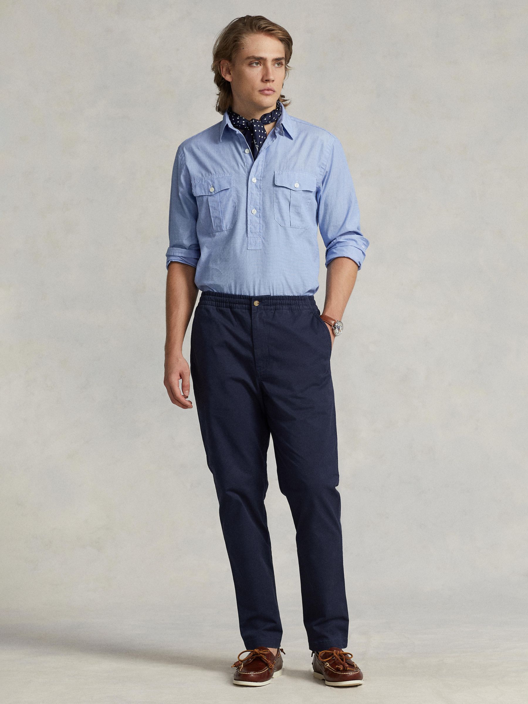 Polo Ralph Lauren Prepster Classic Fit Chino Trousers, Navy, M