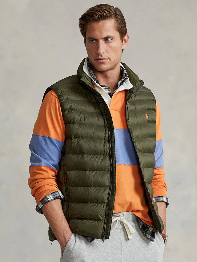 Polo Ralph Lauren Terra Packable Recycled Fill Gilet, Olive