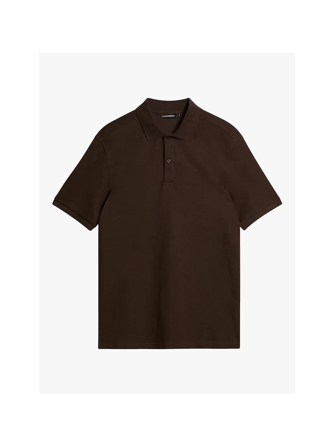 J.Lindeberg Troy Cotton Polo Shirt, Brown