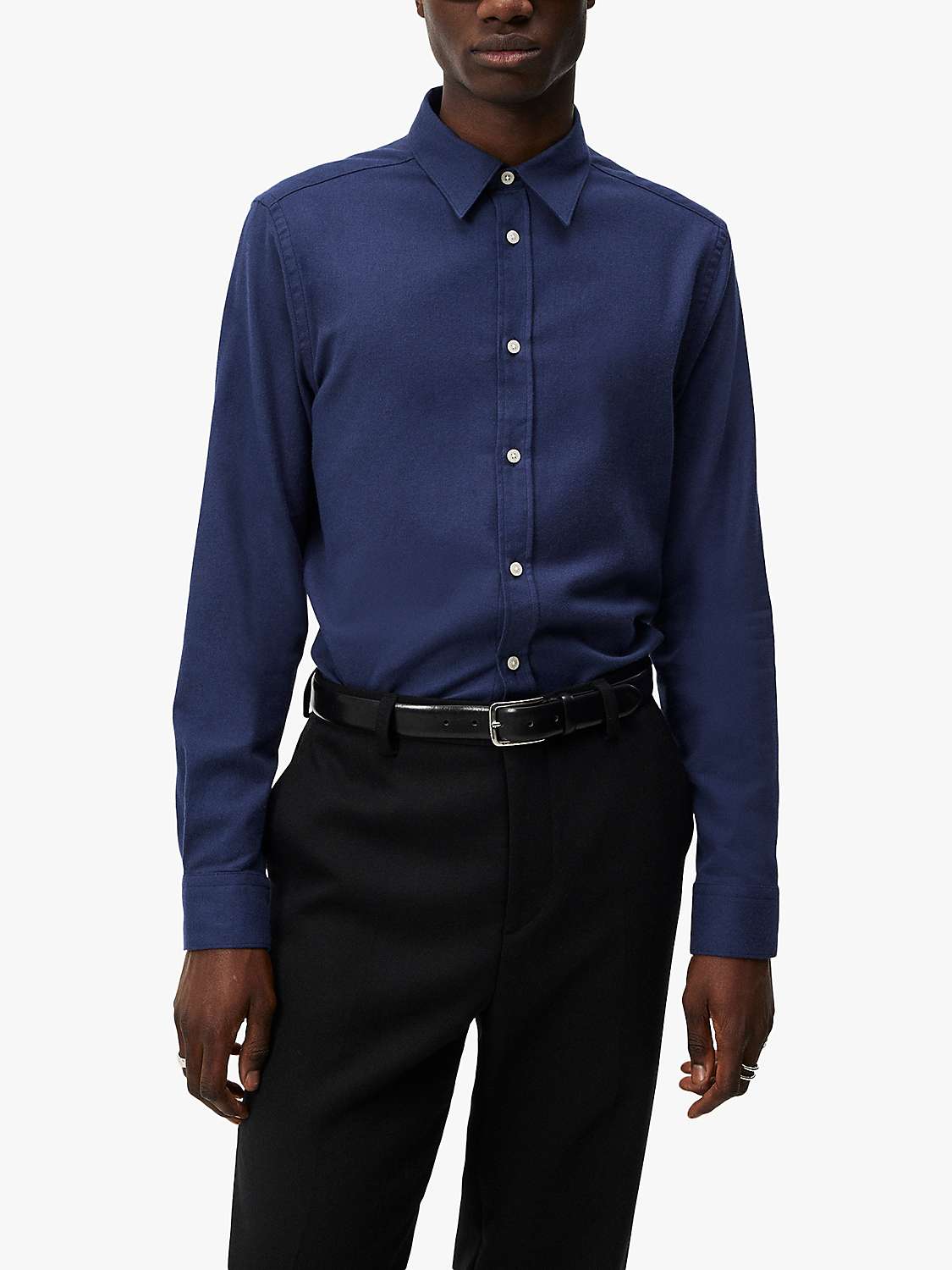 Buy J.Lindeberg Light Flannel Slim Shirt Online at johnlewis.com