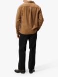 J.Lindeberg Flat Wool Overshirt, Brown