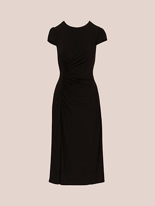 Adrianna Papell Jersey Midi Dress, Black