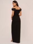 Aidan by Adrianna Papell Stretch Knit Crepe Maxi Dress, Black