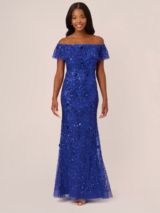 Adrianna Papell Aidan Mattox by Adrianna Papell Cap Sleeve Gown