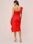 Aidan by Adrianna Papell Knit Crepe Cocktail Dress, Flame Red