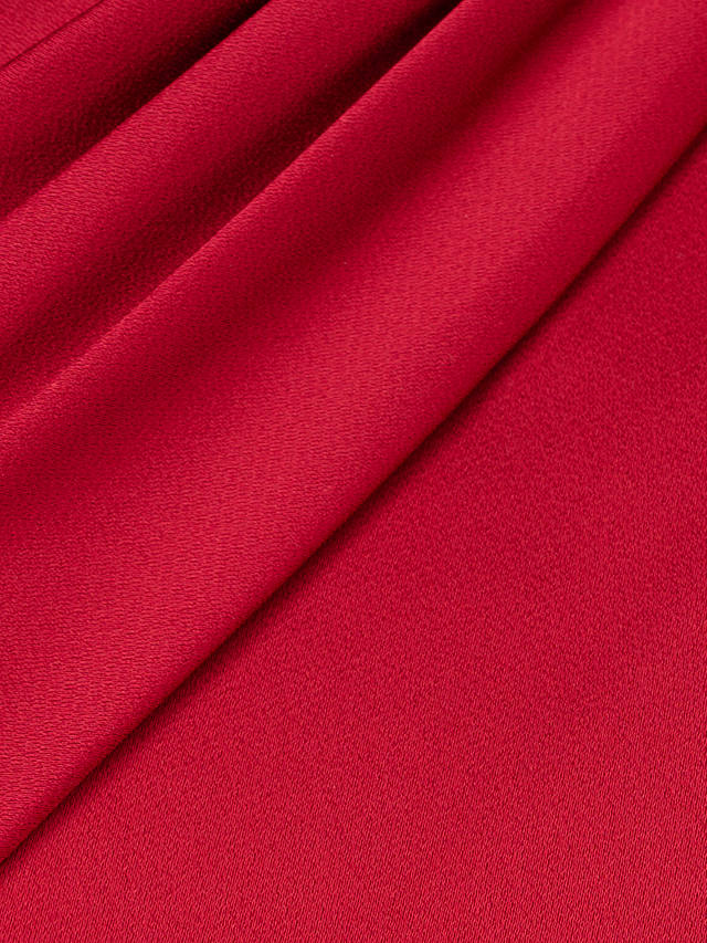 Aidan Mattox by Adrianna Papell Satin One Shoulder Maxi Dress, Matador Red