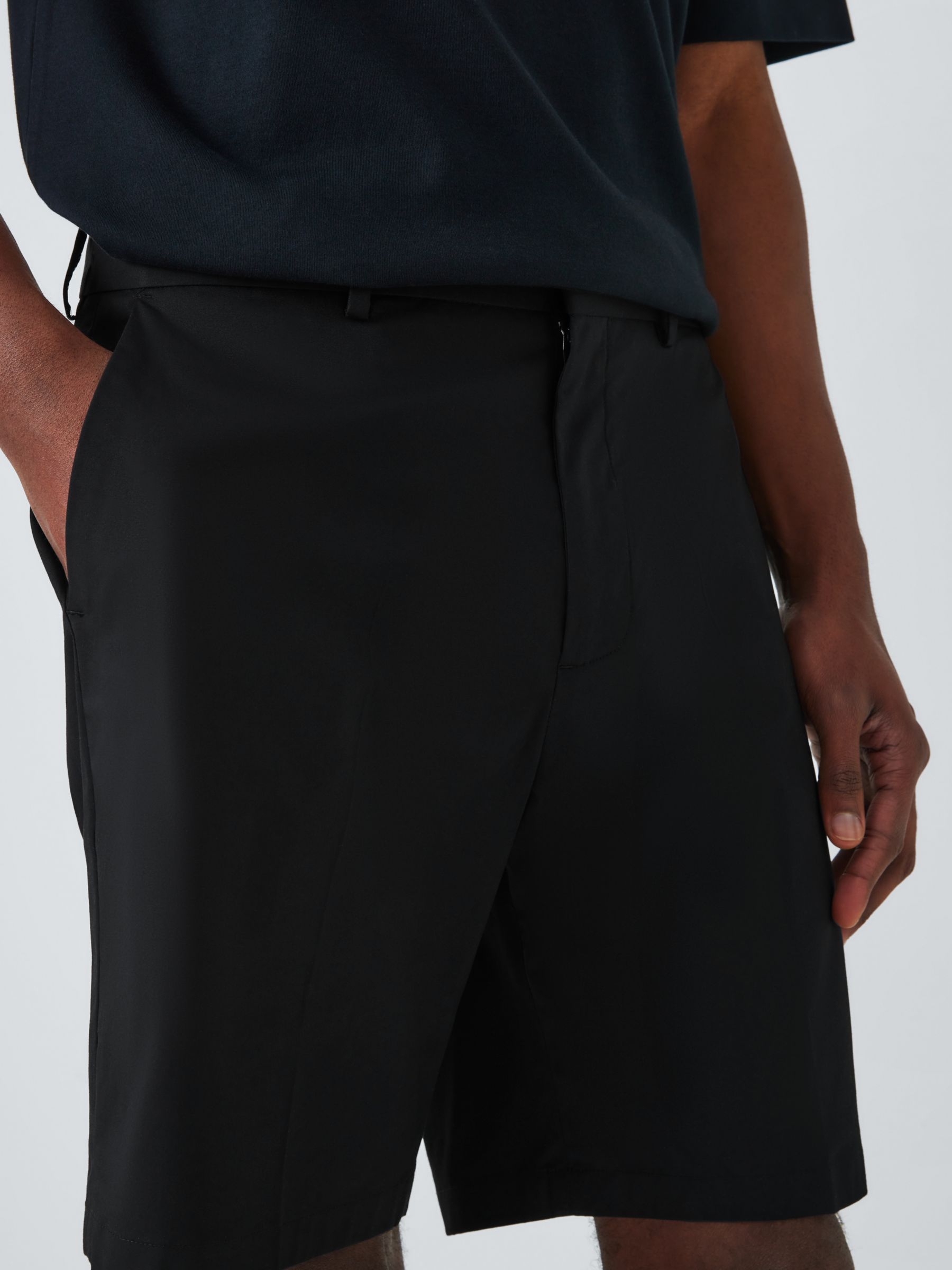 Kin Cotton Blend Chino Shorts, Black Beauty, 34R