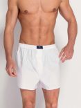 British Boxers Signature Classic Cut Cotton Boxer Shorts, White