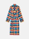 British Boxers Edinburgh Check Dressing Gown, Multi