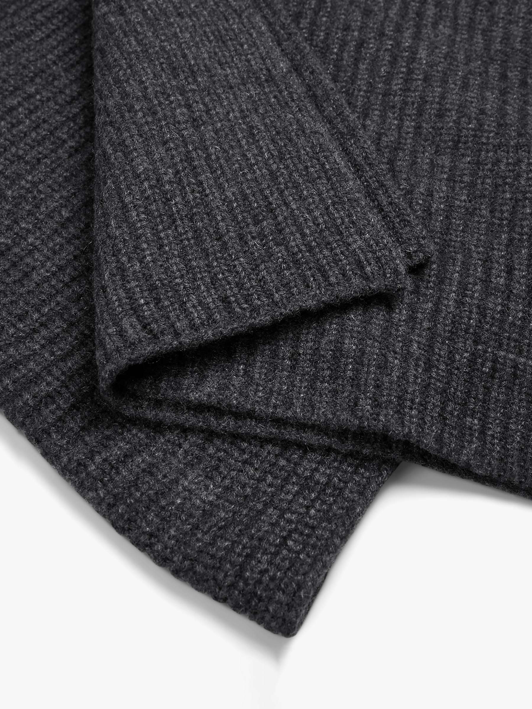 Buy HUSH Teresa Cashmere Scarf, Charcoal Grey Online at johnlewis.com