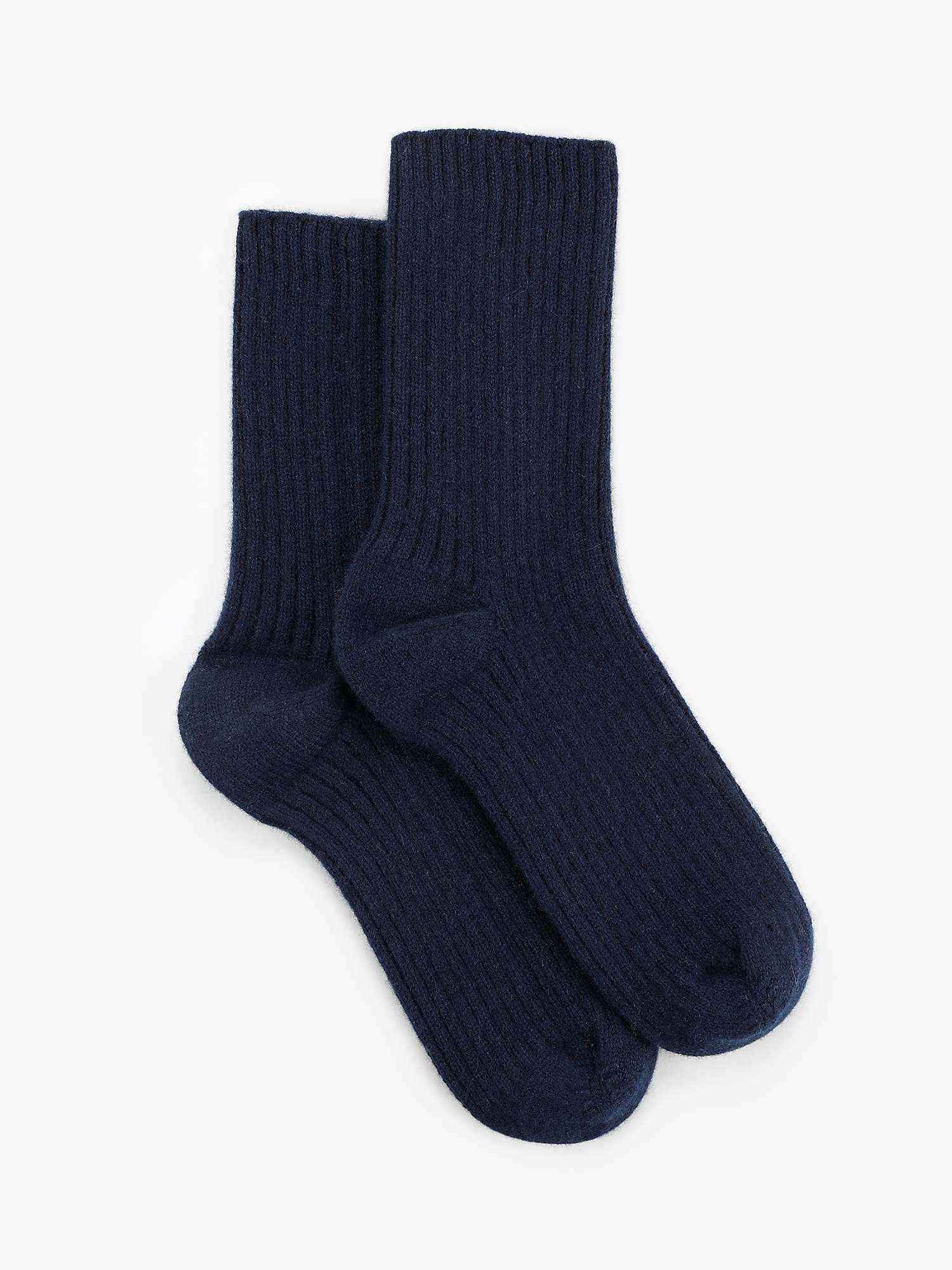Buy HUSH Ribbed Cashmere Rich Socks Online at johnlewis.com