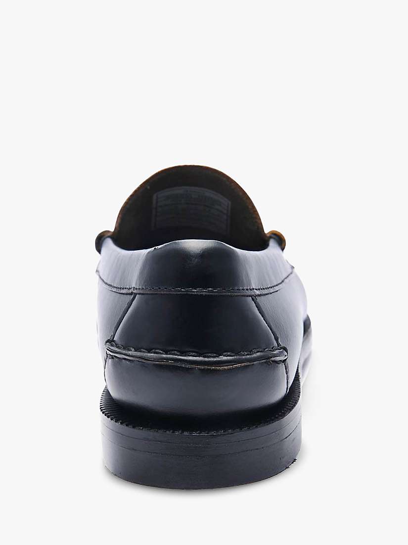 Buy Sebago Classic Dan Loafers, Black Online at johnlewis.com