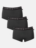 British Boxers Hipster Knickers, Black