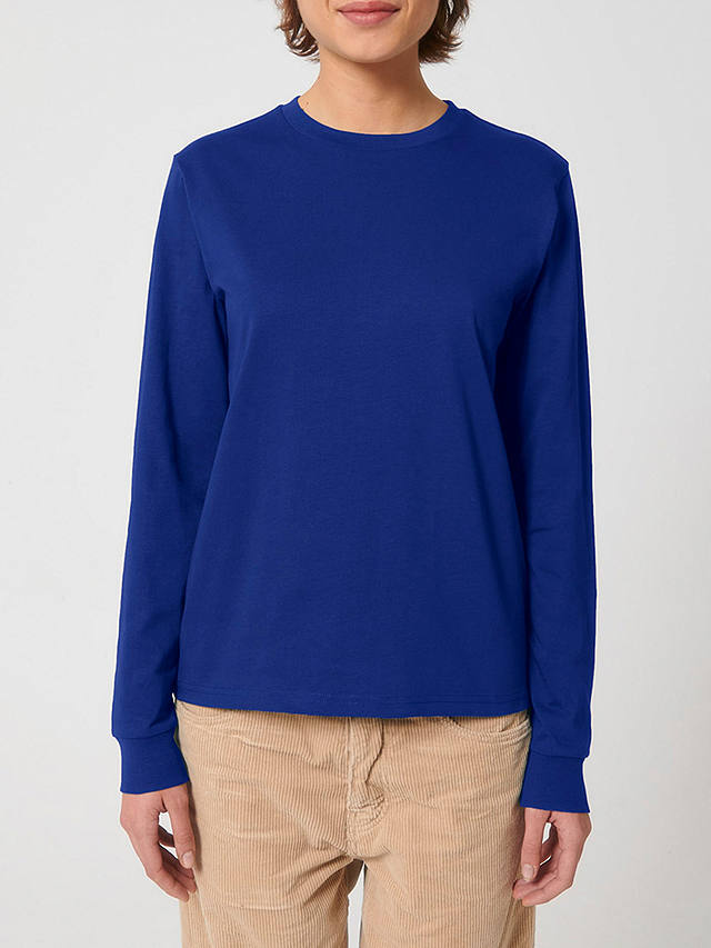 British Boxers Long Sleeve Lounge Top, Royal Blue