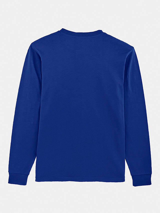 British Boxers Long Sleeve Lounge Top, Royal Blue