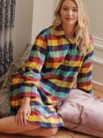 British Boxers Edinburgh Checked Nightshirt, Multi