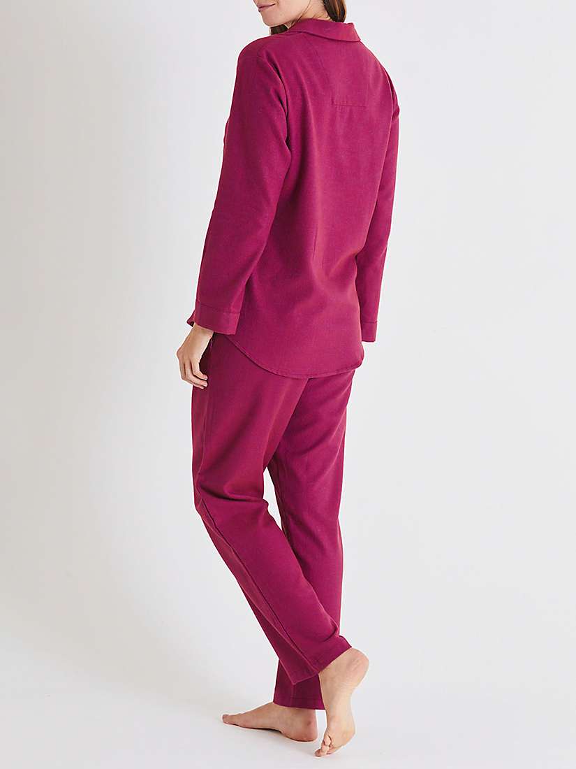 Buy British Boxers Herringbone Brushed Cotton Pyjama Set Online at johnlewis.com