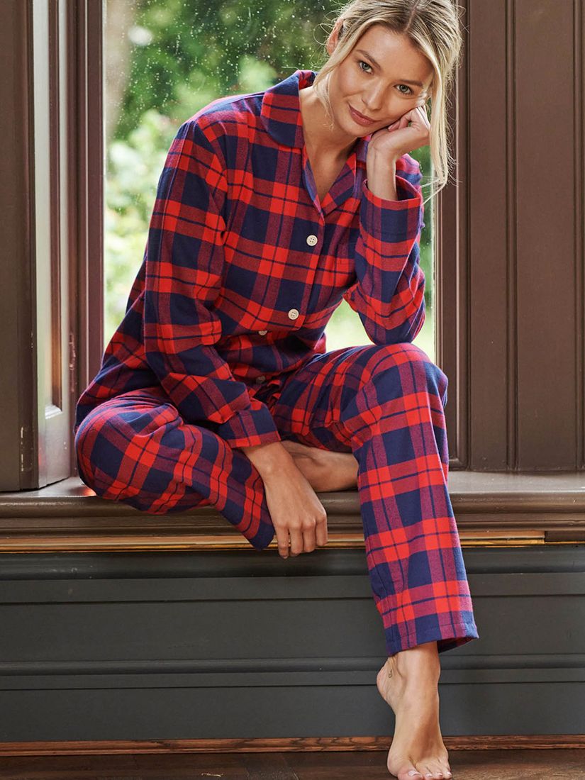 Buy British Boxers Tartan Brushed Cotton Pyjama Set Online at johnlewis.com