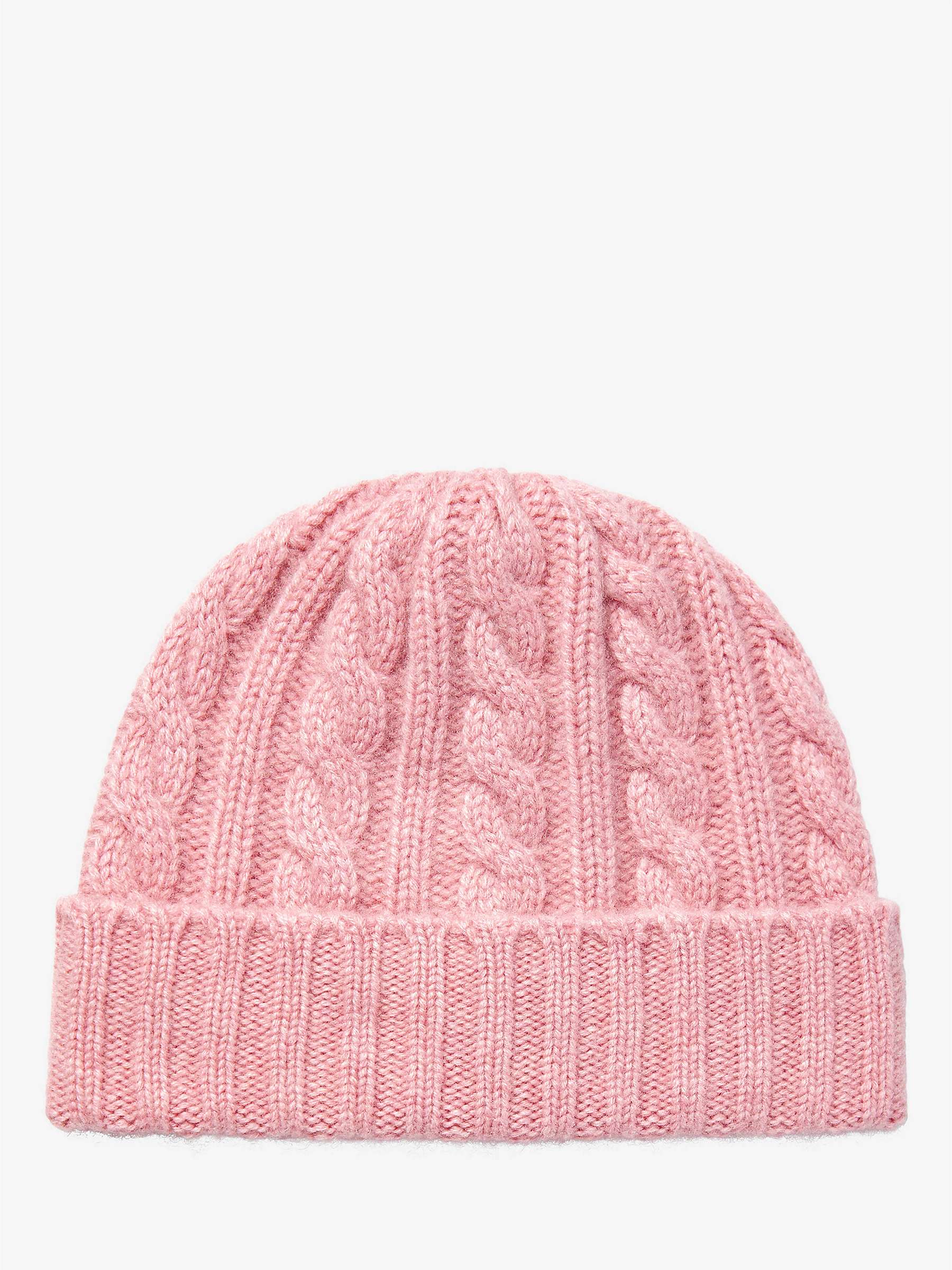 Buy Brora Cashmere Cable Knit Beanie Hat Online at johnlewis.com