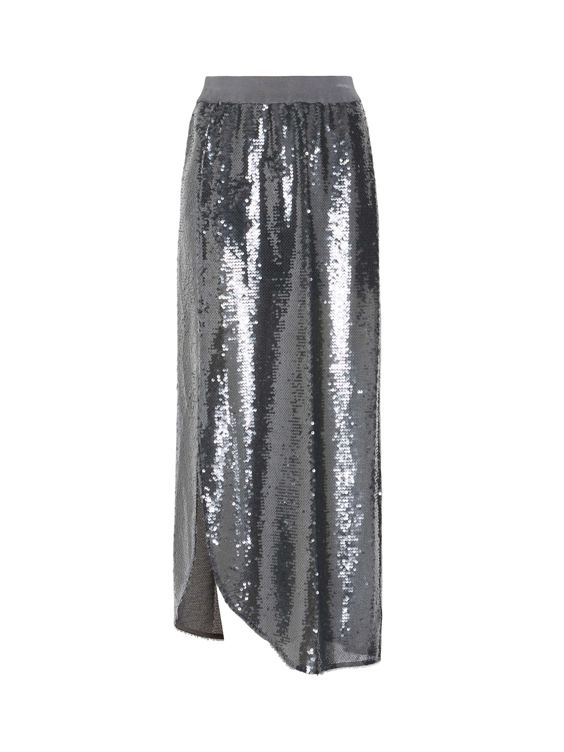 Buy AllSaints Opal Sparkle Skirt, City Smoke Grey Online at johnlewis.com
