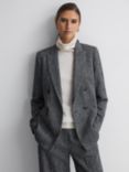 Reiss Luella Wool Blend Blazer, Grey