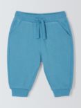John Lewis ANYDAY Baby Cotton Joggers, Blue