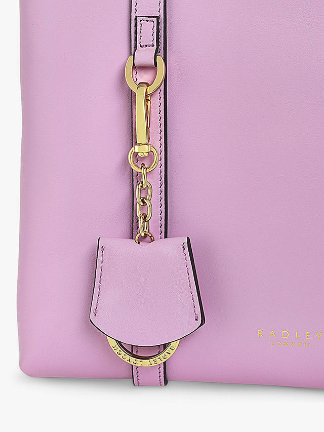 Radley Pockets 2.0 Medium Leather Cross Body Bag, Sugar Pink