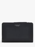 Radley To The Moon And Back Again Medium Leather Bifold Purse, Black/Multi