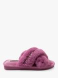 Pretty You London Freya Embellished Slippers, Orchid