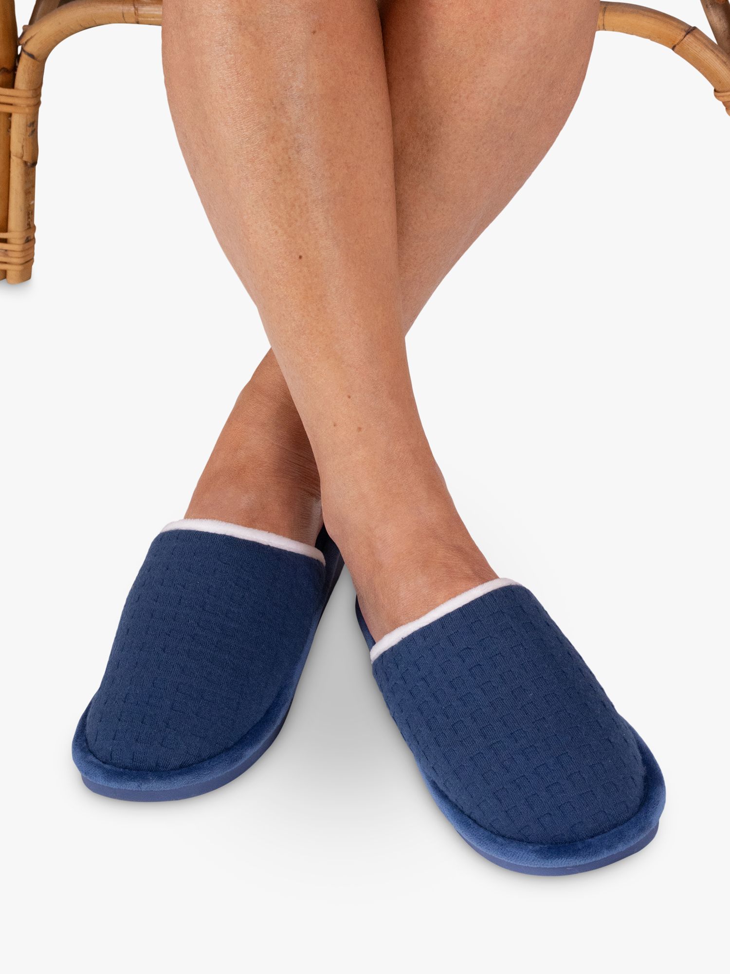 Buy Pretty You London Gia Waffle Mule Slippers Online at johnlewis.com