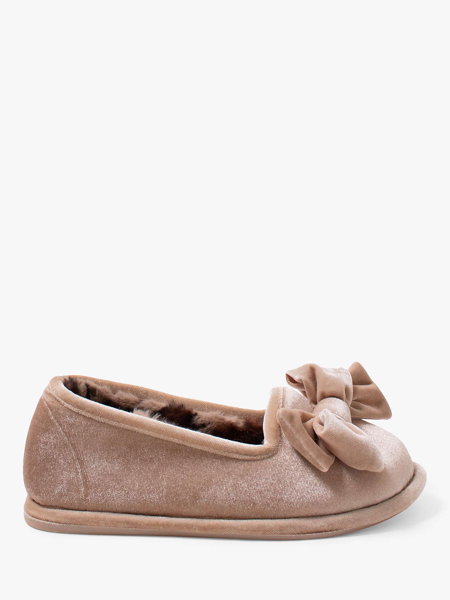 Buy Pretty You London Alissia Bow Slippers Online at johnlewis.com