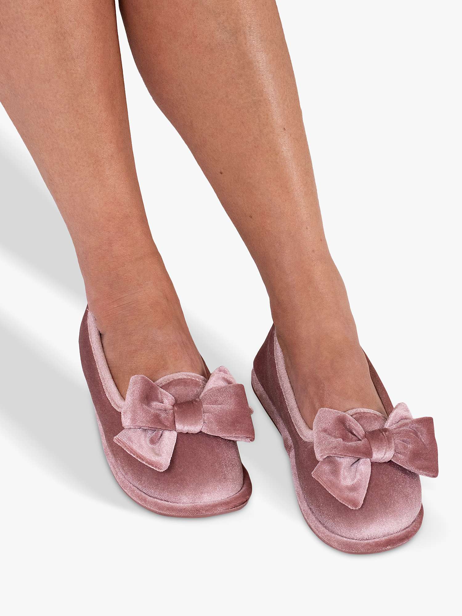 Buy Pretty You London Alissia Bow Slippers Online at johnlewis.com