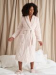 Pretty You London Quilted Velour Dressing Gown