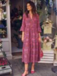 Gemma silk painterly paisley Dress – Multi – NRBY