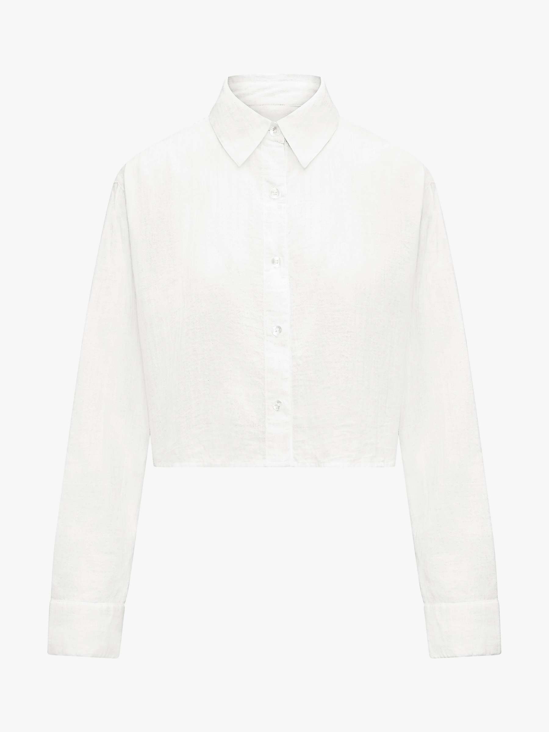 Buy Nudea Organic Cotton Cropped Night Shirt Online at johnlewis.com
