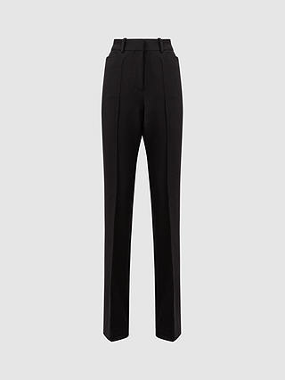 Reiss Gabi Slim Fit Tailored Suit Trousers, Black