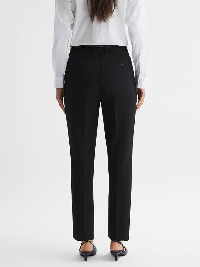 Reiss Gabi Slim Fit Tailored Suit Trousers, Black