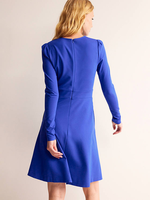 Boden Sabrina Swing Jersey Dress, Bright Blue
