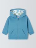 John Lewis ANYDAY Baby Zip Through Hoodie, Blue