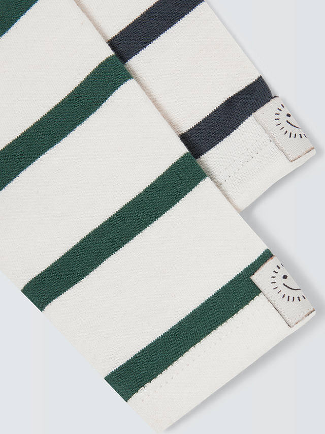 John Lewis Baby Stripe Long Sleeve Tops, Pack of 2, Multi