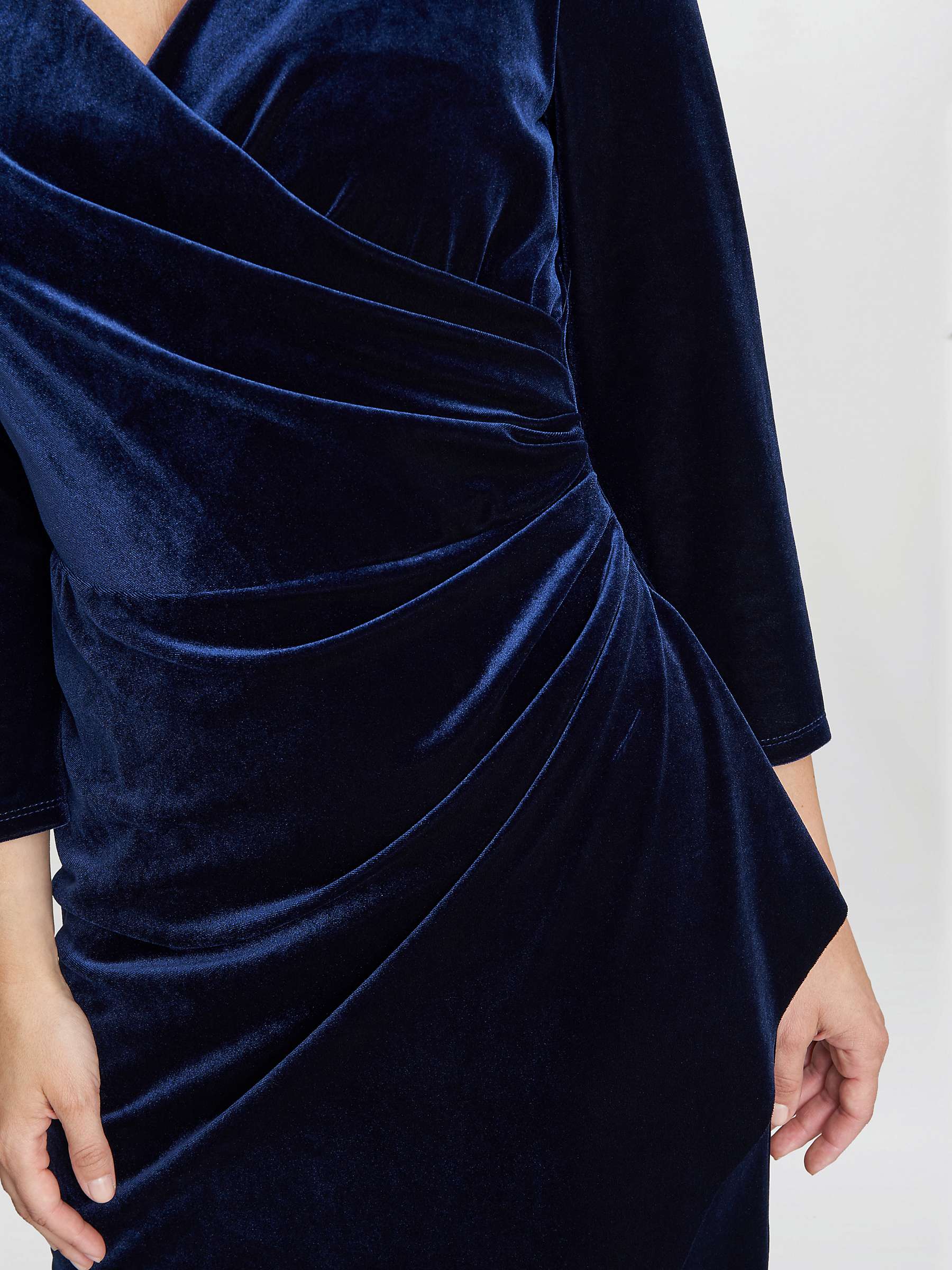 Buy Gina Bacconi Zoe Velvet Wrap Dress Online at johnlewis.com
