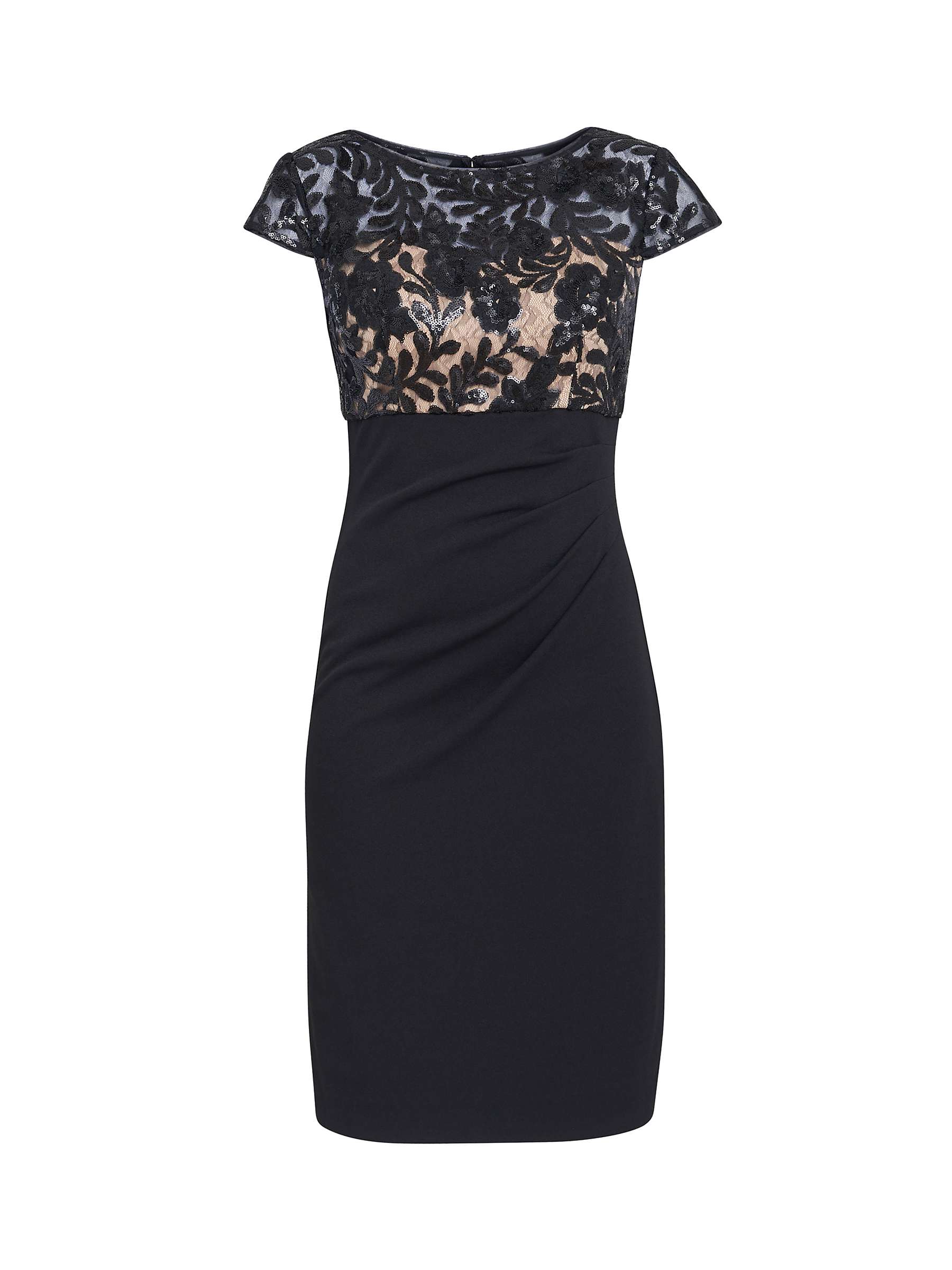Buy Gina Bacconi Maddison Dress, Black Online at johnlewis.com