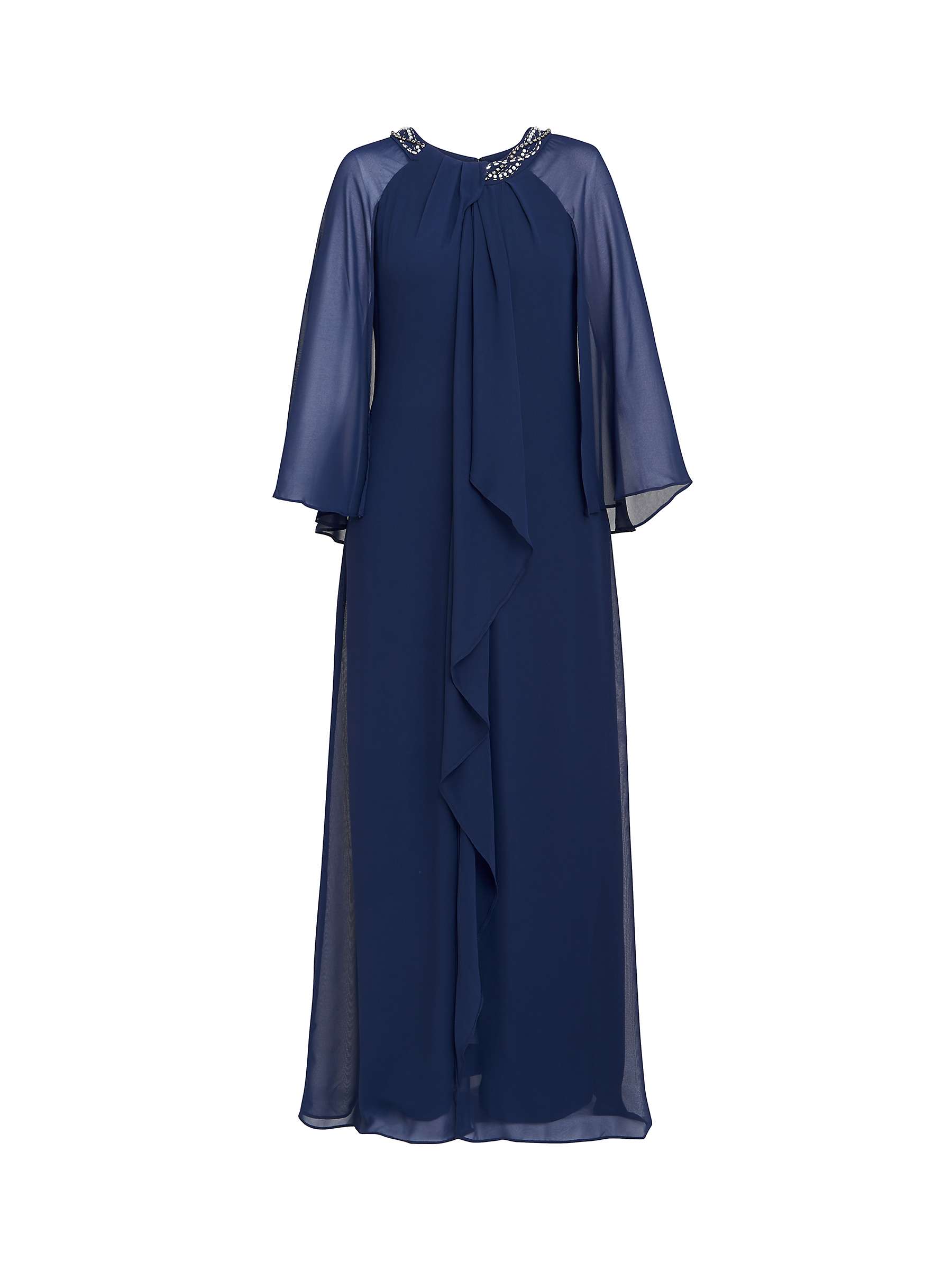 Buy Gina Bacconi Polly Maxi Dress, Navy Online at johnlewis.com